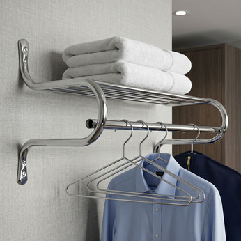 LodgMate Chrome Wall Racks