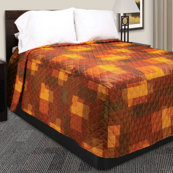 Cornerstone Quilted Polyester Bedspreads - Fitted Style
