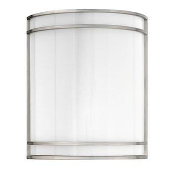 Brushed Steel Narrow Band Wall Sconce