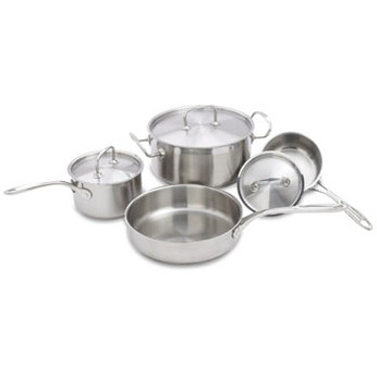 7-Piece Stainless Steel Cookware Set