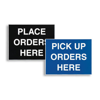 Place Order / Pick Up Order Signs