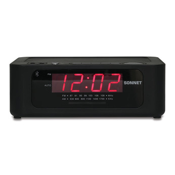 Wireless Bluetooth Charging Station Alarm Clock Radio