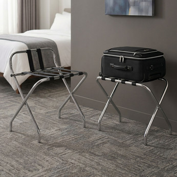 LodgMate Wooden Luggage Racks | National Hospitality