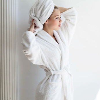 LodgMate Terry Velour Hotel Bath Robe - OSFM