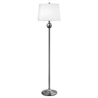 Spheres Collection - Brushed Steel Spheres Floor Lamp (60"H) - *Oversized