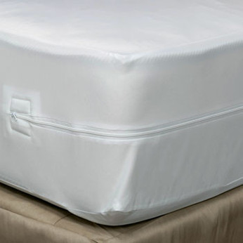 Stretch Polyester Zippered Mattress Cover - Full 54"x75"x9"