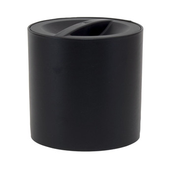 Leatherette Round Ice Bucket w/ Easy Grip Lid - 3 Qt.