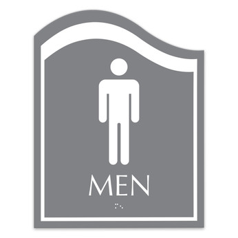 Ocean ADA Men's Restroom Sign - 8" x 10.25"