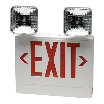 L.E.D. Exit Sign w/Swivel Lights
