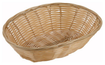 9.5" x 6.5" Oval Woven Basket - 1 Dozen