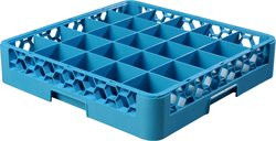 OptiClean 25-Compartment Divided Glass Rack | National Hospitality