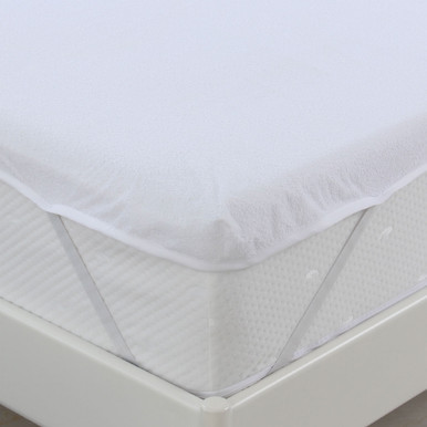Terry Cloth Capped Corner Mattress Cover w/AB - Full 54"x75"x11-15"