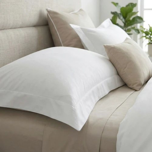 T200 White Pillow Shams - 200 Thread Count