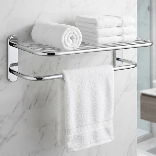 Deluxe Stainless Steel Towel Shelves