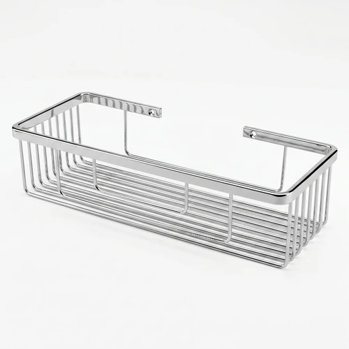 Rectangular Chrome Shower Caddy