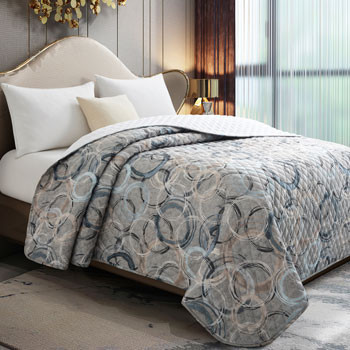 Spheres 7 oz. Bedspread - Queen 102" x 118"