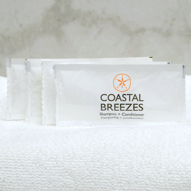 Coastal Breezes 0.34 oz. Conditioning Shampoo Packet - 500/cs.