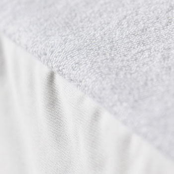 Coral Fleece Zippered Mattress Protector - Twin 39" x 75" x 13-17"D