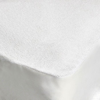 Coral Fleece Zippered Mattress Protector - Twin 39" x 75" x 13-17"D