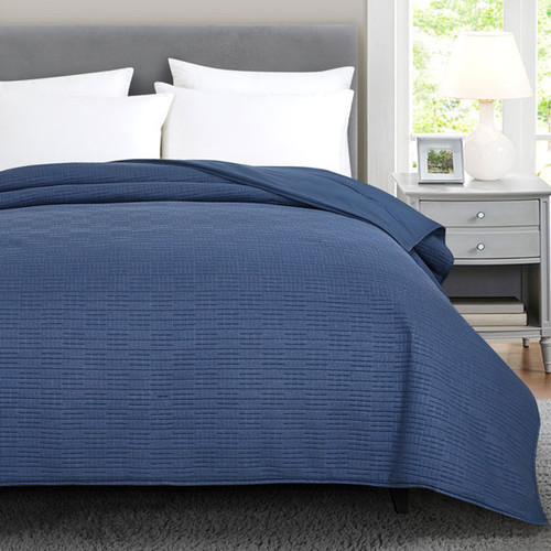 Cloud Jacquard Quilted Coverlet - King 108"x92"