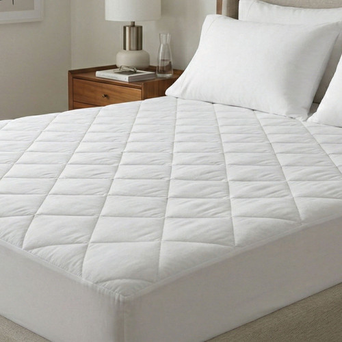 Luxury Fitted Microfiber Quilted Mattress Pads