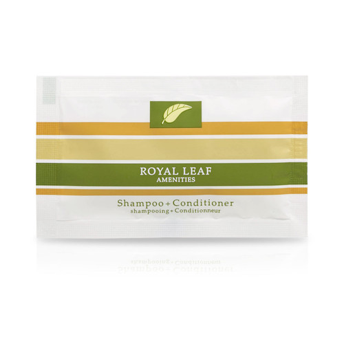 Royal Leaf 0.34 oz. Conditioning Shampoo Packet - 500/cs.