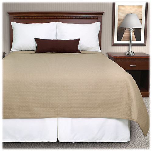 Cathedral Square Coverlet - Queen 94"x96"