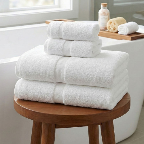 Williams Bay Guestroom Towels - White