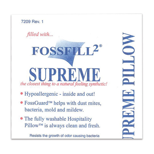 Fossfill Fossguard Hospitality Pillows National Hospitality