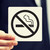 Engraved No Smoking Symbol Signs