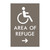 Essential Basic Engraved Wheelchair Accessible Directional Signs