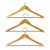 LodgMate Natural Solid Hardwood Notched Hangers