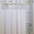 71" x 74" Vision Poly Shower Curtain - 12/ctn.