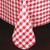 4 Gauge Vinyl Checkered Tablecloths