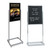 Double Pedestal Sign Holders