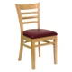 Custom Wood Ladder Back Chair