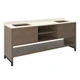 Rise & Shine ADA Vanity Base w/ Double Sink - 78"W x 22"D x 33"H