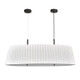 Sleep Inn Scenic Dreams Fluted Pendant - 45″ W x 18″ D x 45″ W x 18"-120″ H