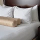LodgMate 250 ct. White Flat Sheets - King 108"x115" (6/pk)