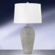 White Fabric Laminated Shade - 13"T x 15"B x 10"H w/.5" drop