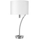 28"H Seven Seas Twin Table Lamp with 2 Outlets