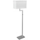 61"H Parallel ADA Floor Lamp - Brushed Nickel (*Oversized)