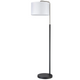 60"H Pristine Floor Lamp (Brushed Nickel Accents) - *Oversized