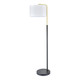 60"H Pristine Floor Lamp (Satin Brass Accents) - *Oversized