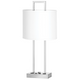 29"H Prominence Twin Table Lamp with 2 Outlets