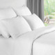 Martex Millennium 250 ct. Stripe Queen Flat - 92"x109"