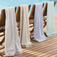 Chevron Jacquard Pool Towels