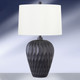 Satin Black Table Lamp