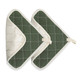 8" x 8" Green Terry Pot Holder - 1 dozen