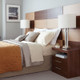 Abbot Cantilever 2 Drawer Nightstand - 24"W x 16"D x 24"H (Left)